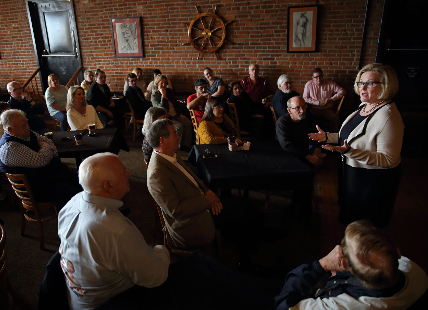 Claire McCaskill campaigns to keep Senate seat